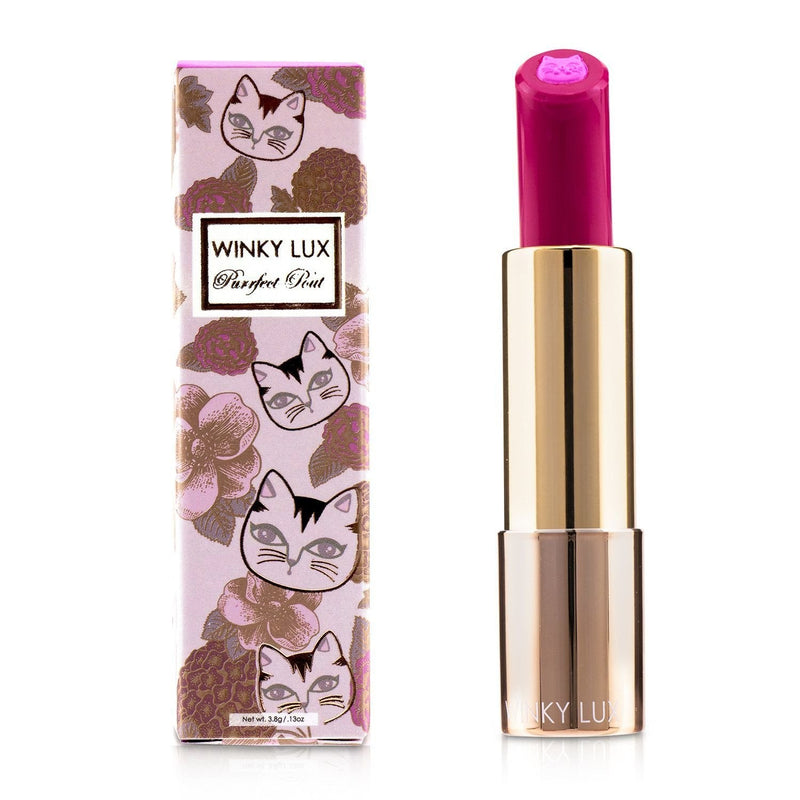 Winky Lux Purrfect Pout Sheer Lipstick - # Kiss & Tail (Sheer Fuchsia)  3.8g/0.13oz