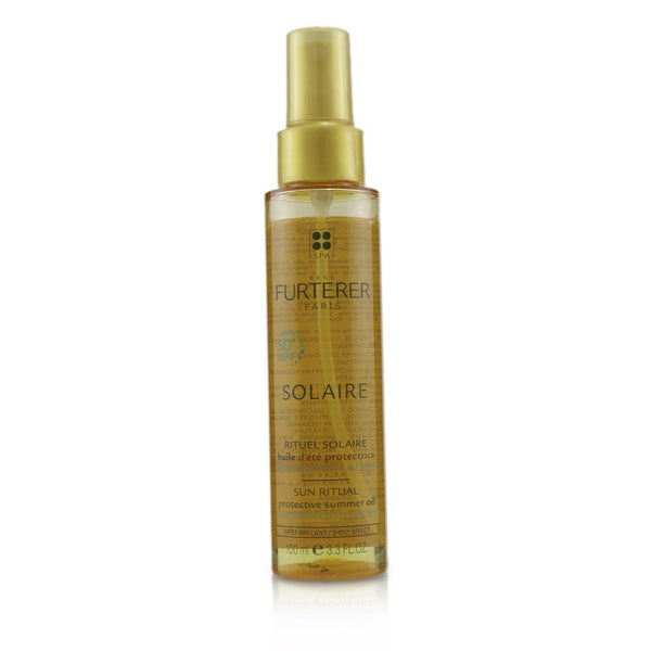 Rene Furterer Solaire Sun Ritual Protective Summer Oil - Shiny Effect (Hair Exposed To The Sun) 