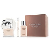 Calvin Klein Women Coffret: Eau De Parfum Spray 100ml/3.4oz + Body Lotion 100ml/3.4oz + Eau De Parfum Spray 10ml/0.33oz 