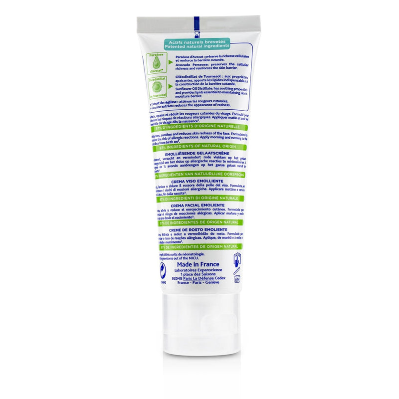 Mustela Stelatopia Emollient Cream For Face - Anti-Redness Action 