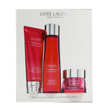 Estee Lauder Nutritious Super-Pomegranate Overnight Radiance Collection: Cleansing Foam 125ml+Lotion Intense Moist 200ml+Night Creme 50ml 