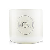 iKOU Essentials Aromatherapy Natural Wax Candle Glass - Australian Rainforest (Lemon Myrtle & Eucalyptus) 