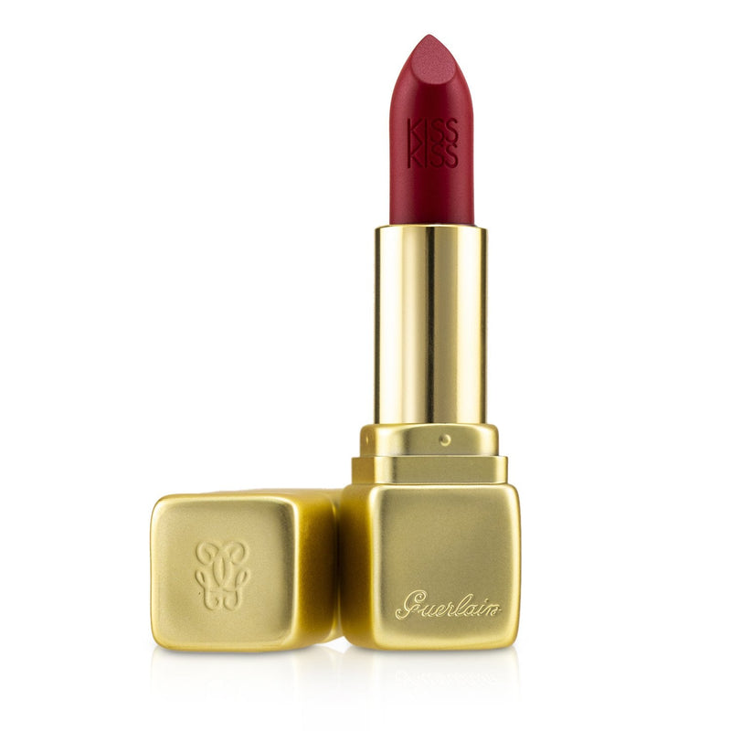 Guerlain KissKiss Matte Hydrating Matte Lip Colour - # M332 Fire Red  3.5g/0.12oz