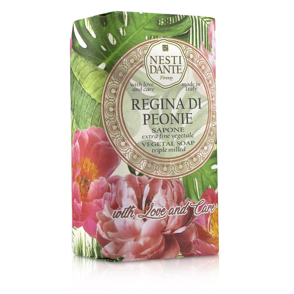 Nesti Dante Triple Milled Vegetal Soap With Love & Care - Regina Di Peonie 