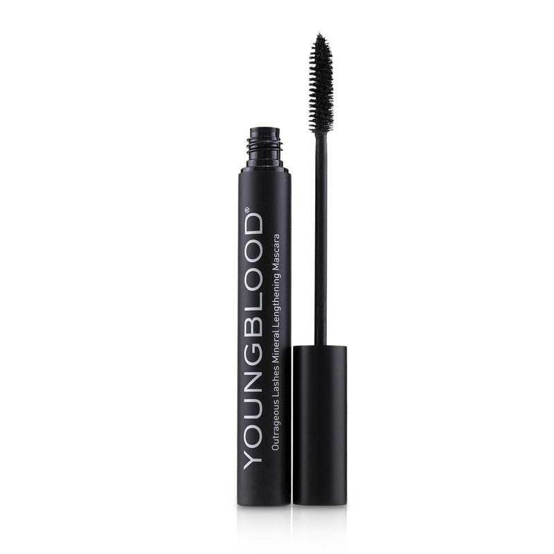 Youngblood Outrageous Lashes Mineral Lengthening Mascara - # Blackout (Box Slightly Damaged) 