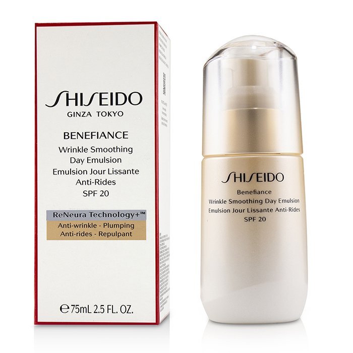 Shiseido Benefiance Wrinkle Smoothing Day Emulsion SPF 20 75ml/2.5oz