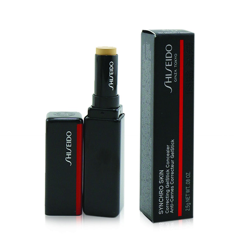 Shiseido Synchro Skin Correcting GelStick Concealer - # 301 Medium (Golden Tone For Medium Skin)  2.5g/0.08oz