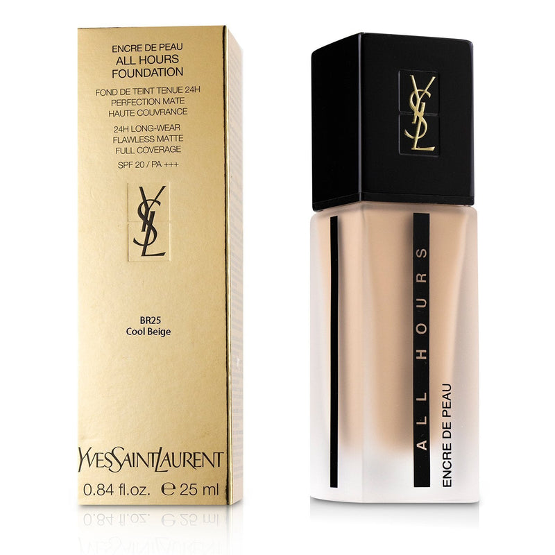 Yves Saint Laurent All Hours Foundation SPF 20 - # BR25 Cool Beige  25ml/0.84oz