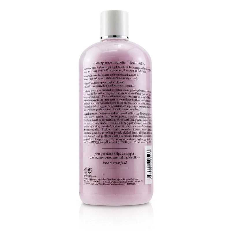 Philosophy Amazing Grace Magnolia Shampoo,Bath & Shower Gel 