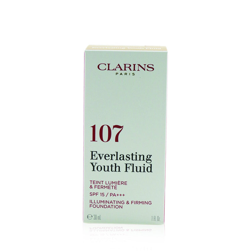 Clarins Everlasting Youth Fluid Illuminating & Firming Foundation SPF 15 - # 107 Beige 