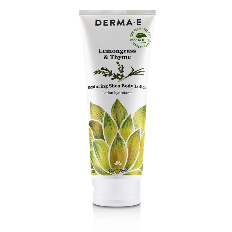 Derma E Lemongrass & Thyme Restoring Shea Body Lotion 