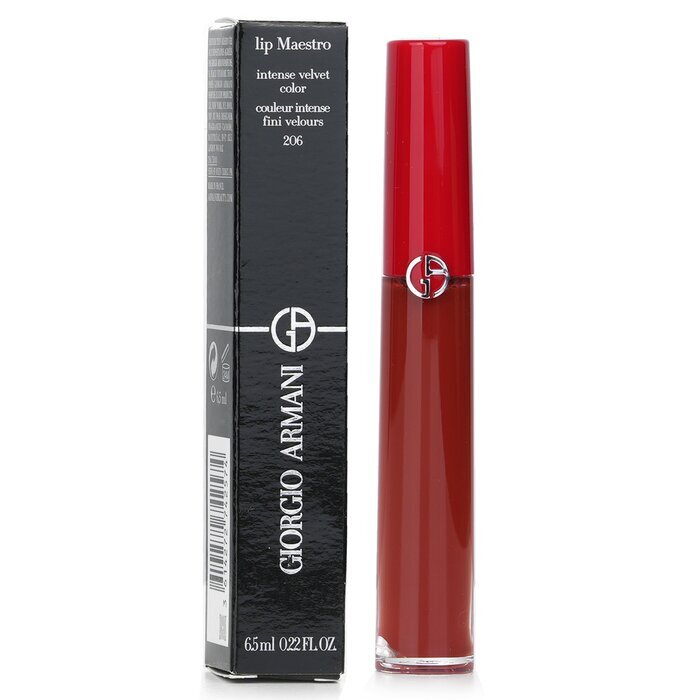 Giorgio Armani Lip Maestro Intense Velvet Color (Liquid Lipstick) - # 206 (Cedar) 6.5ml/0.22oz