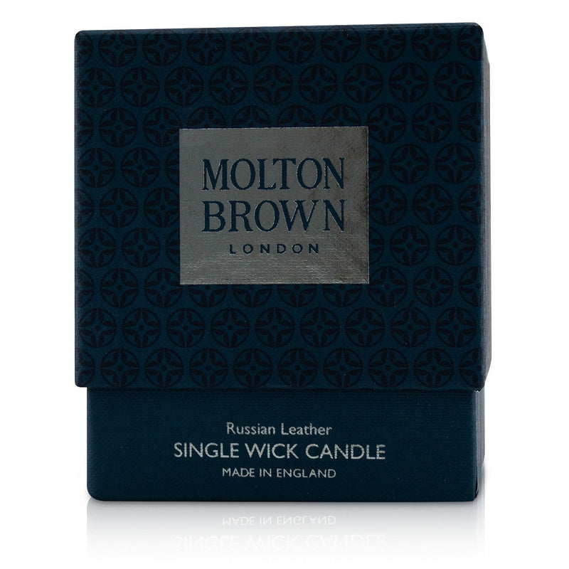 Molton Brown Single Wick Candle - Russian Leather 