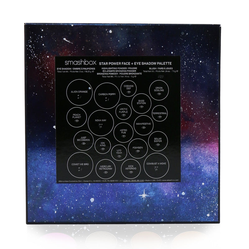 Smashbox Cosmic Celebration Star Power Face + Eye Shadow Palette (3x Blush +1x Highlighting Powder + 1x Bronzing Powder +15x Eye Shadow)  28.75g/0.9oz