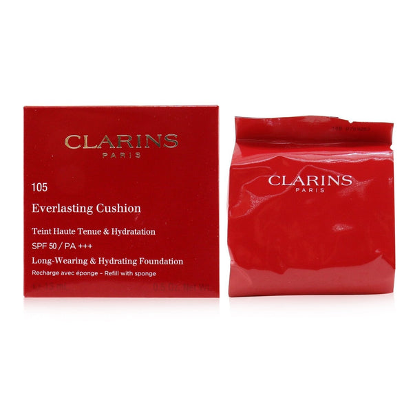 Clarins Everlasting Cushion Foundation Refill SPF 50 - # 105 Nude  13ml/0.5oz