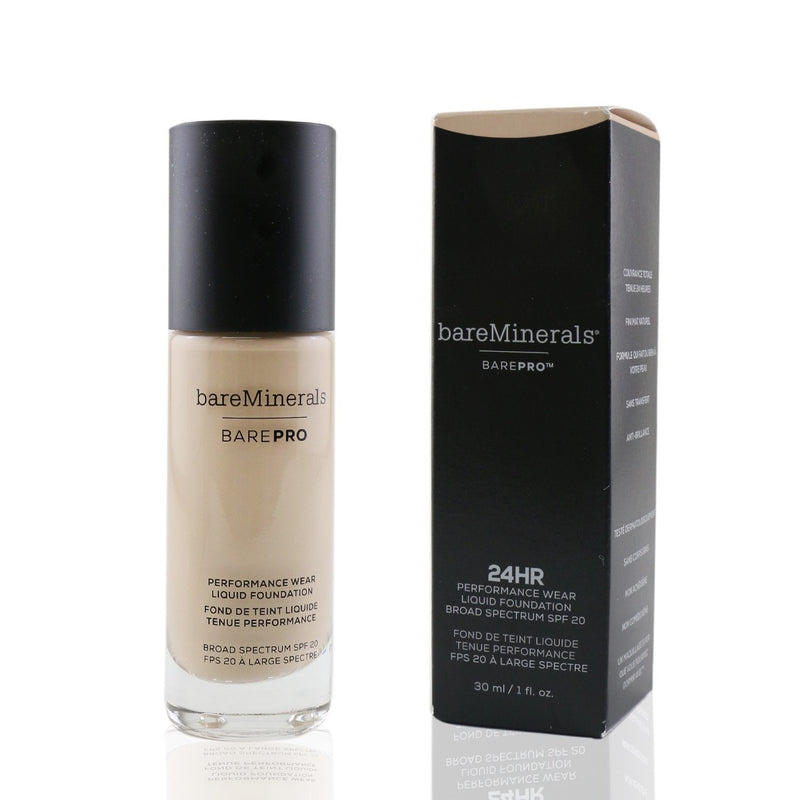 BareMinerals BarePro Performance Wear Liquid Foundation SPF20 - # 9.5 Flax  30ml/1oz