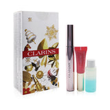 Clarins Wonder Perfect Mascara 4D Look Set: Mascara 8ml + Instant Eye Make Up Remover 10ml + Lip Protector 5ml  3pcs