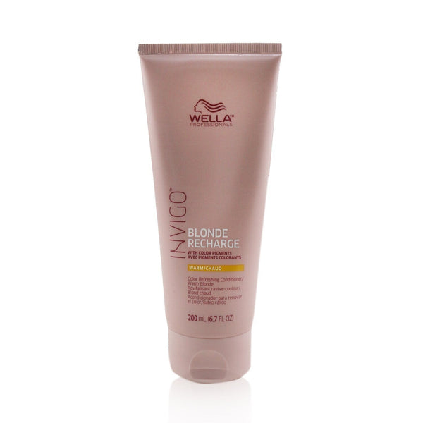 Wella Invigo Blonde Recharge Color Refreshing Conditioner - # Warm Blonde 