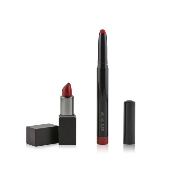 Laura Mercier Velour A Deux Lip Duo (2x Lipstick) - Red 