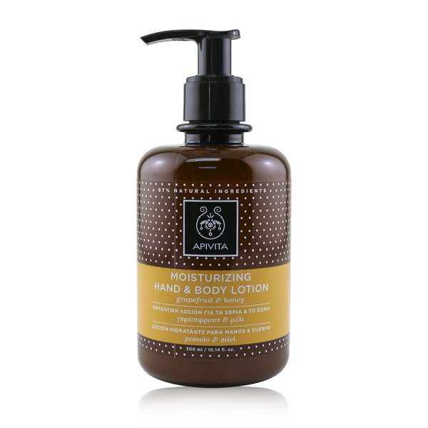 Apivita Moisturizing Hand & Body Lotion with Grapefruit & Honey 
