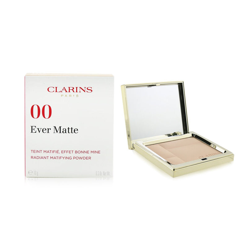 Clarins Ever Matte Radiant Matifying Powder - # 00 Transparent Opale 