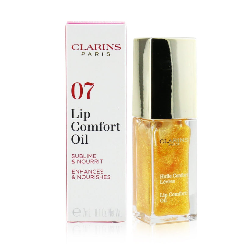 Clarins Lip Comfort Oil - # 07 Honey Glam  7ml/0.1oz
