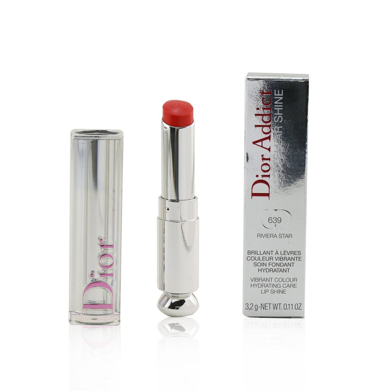 Christian Dior Dior Addict Stellar Shine Lipstick - # 639 Riviera Star (Pop Coral)  3.2g/0.11oz