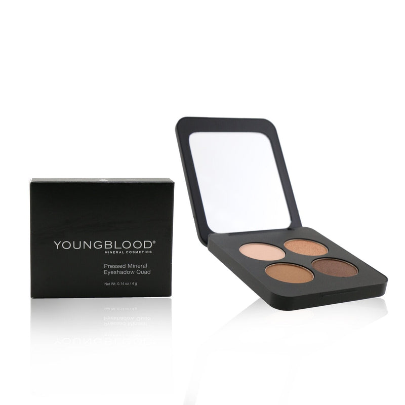 Youngblood Pressed Mineral Eyeshadow Quad - Sweet Talk  4g/0.14oz