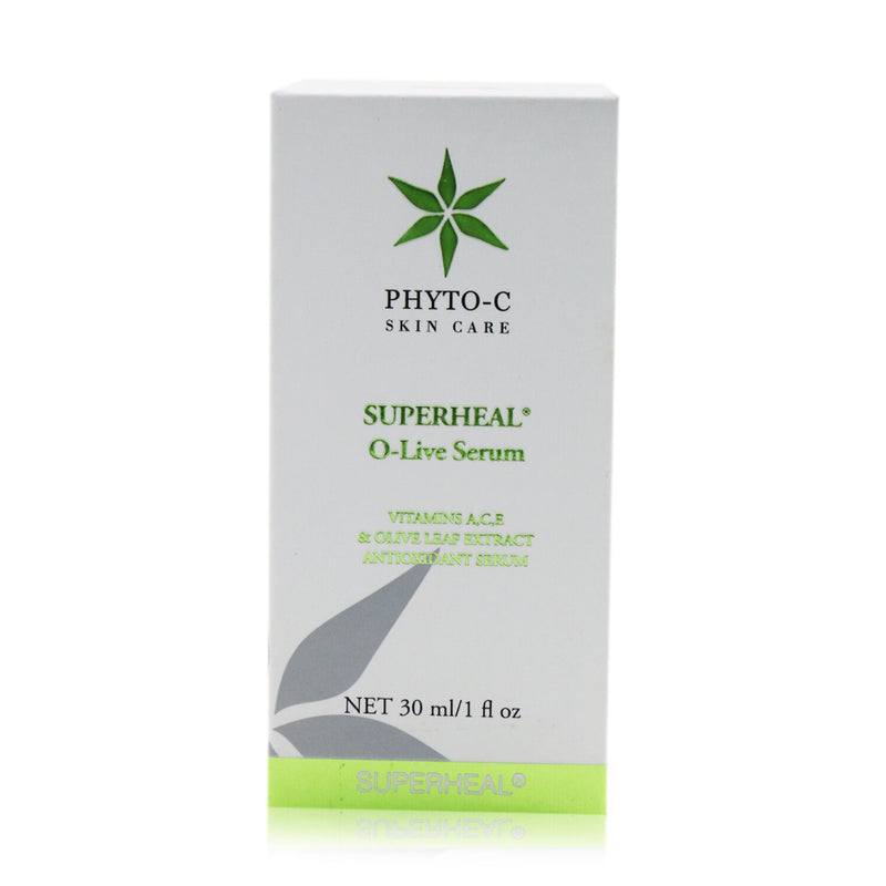 Phyto-C Superheal O-Live Serum (Vitamins A,C,E & Olive Leaf Extract Antioxidant Serum)  30ml/1oz