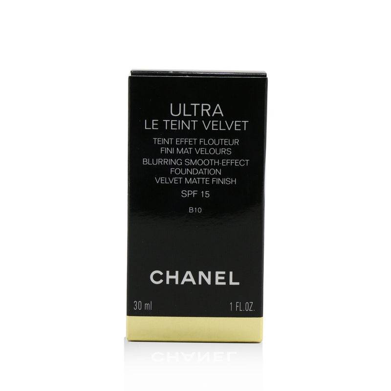 Chanel Ultra Le Teint Velvet Blurring Smooth Effect Foundation SPF 15 –  Fresh Beauty Co. New Zealand