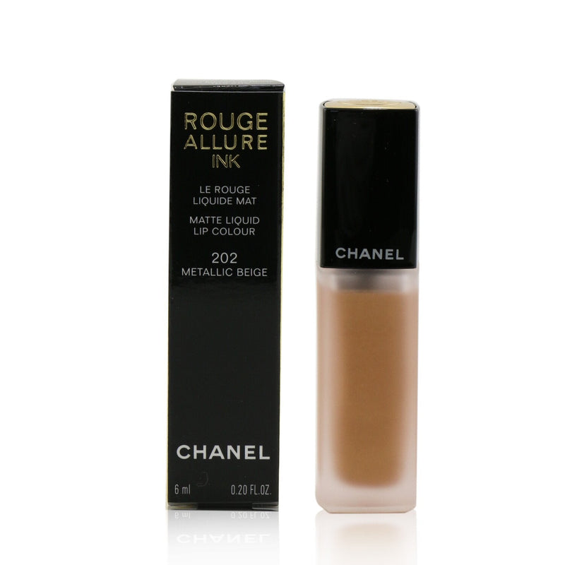 Chanel Rouge Allure Ink Matte Liquid Lip Colour - # 202 Metallic Beige 