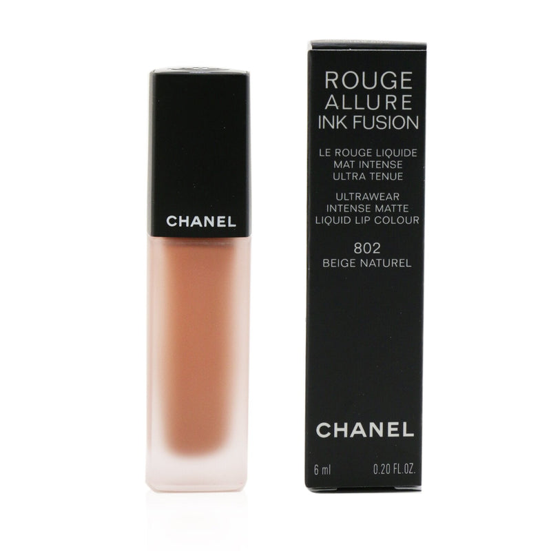 Chanel Rouge Allure Ink Fusion Ultrawear Intense Matte Liquid Lip Colour - # 802 Beige Naturel  6ml/0.2oz