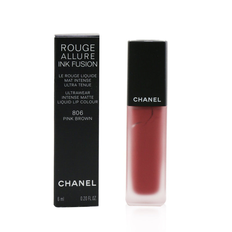 Chanel Rouge Allure Ink Fusion Ultrawear Intense Matte Liquid Lip Colour - # 806 Pink Brown  6ml/0.2oz