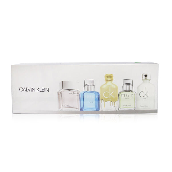 Calvin Klein Miniature Coffret: CK One Edt 10ml + Eternity Edt 10ml +CK One Gold Edt 10ml+Eternity Air Edt 10ml+ Euphoria Men EDT 10ml 