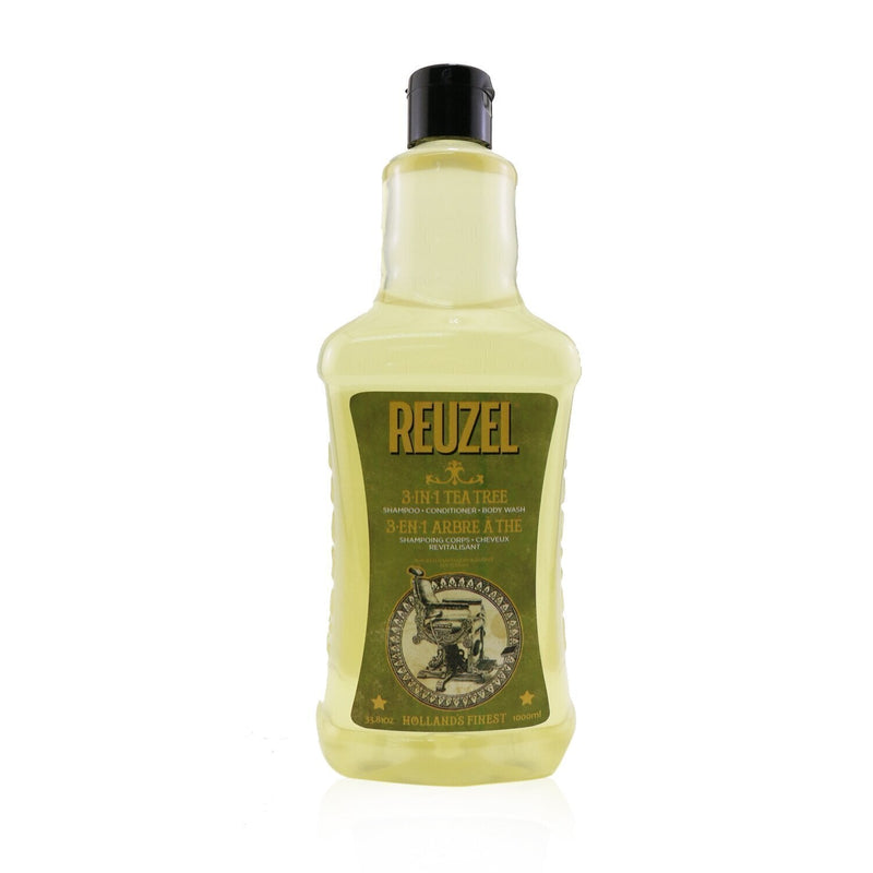 Reuzel 3-In-1 Tea Tree Shampoo Conditioner Body Wash 