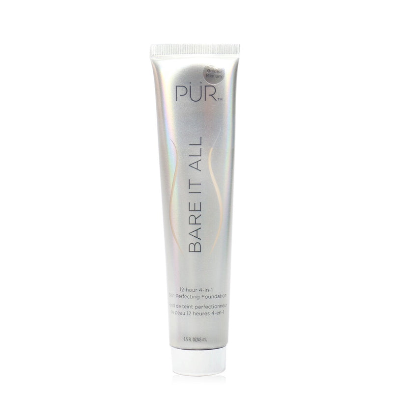 PUR (PurMinerals) Bare It All 12 Hour 4 in 1 Skin Perfecting Foundation - # Golden Medium  45ml/1.5oz