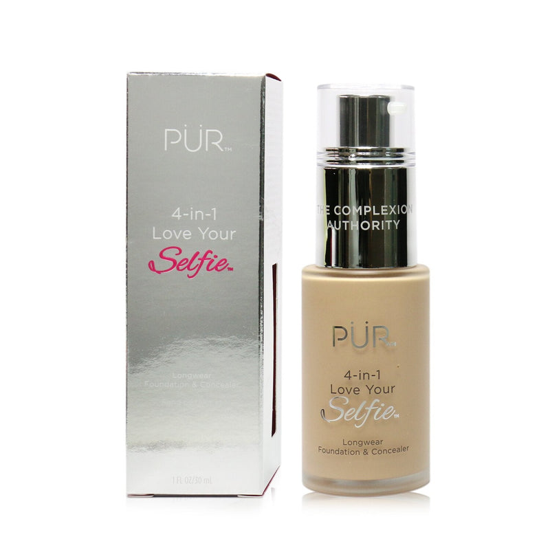 PUR (PurMinerals) 4 in 1 Love Your Selfie Longwear Foundation & Concealer - #MN1 Ivory Beige (Light Medium Skin With Neutral Undertones)  30ml/1oz