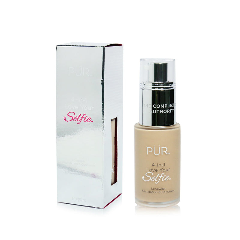 PUR (PurMinerals) 4 in 1 Love Your Selfie Longwear Foundation & Concealer - #MP3 Buff (Light Blush Medium Skin With Pink Undertones)  30ml/1oz