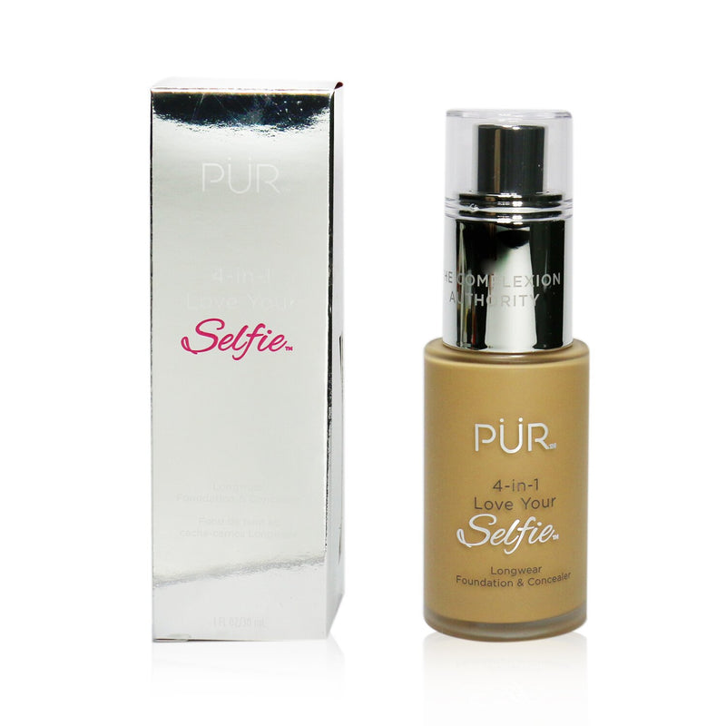 PUR (PurMinerals) 4 in 1 Love Your Selfie Longwear Foundation & Concealer - #MG7 Beige (Golden Medium Skin With Golden Undertones)  30ml/1oz