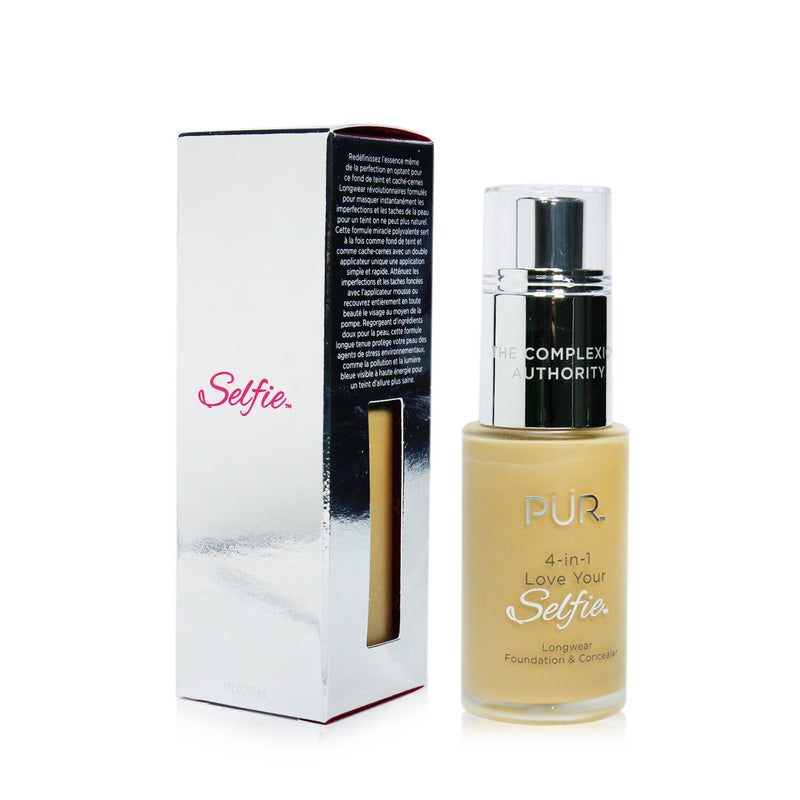 PUR (PurMinerals) 4 in 1 Love Your Selfie Longwear Foundation & Concealer - #TG3 Oak (Tan Skin With Golden Undertones)  30ml/1oz