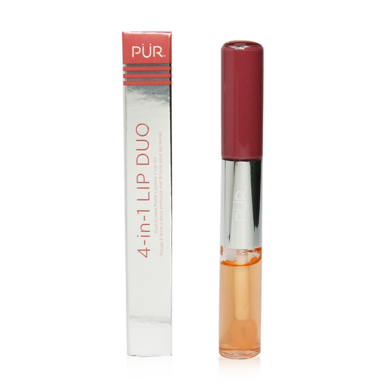 PUR (PurMinerals) 4 in 1 Lip Duo  (Dual Ended Matte Lipstick + Lip Oil) - # Girl Crush 