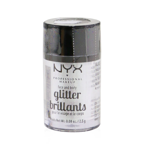 NYX Face & Body Glitter Brillants - # Ice  2.5g/0.08oz