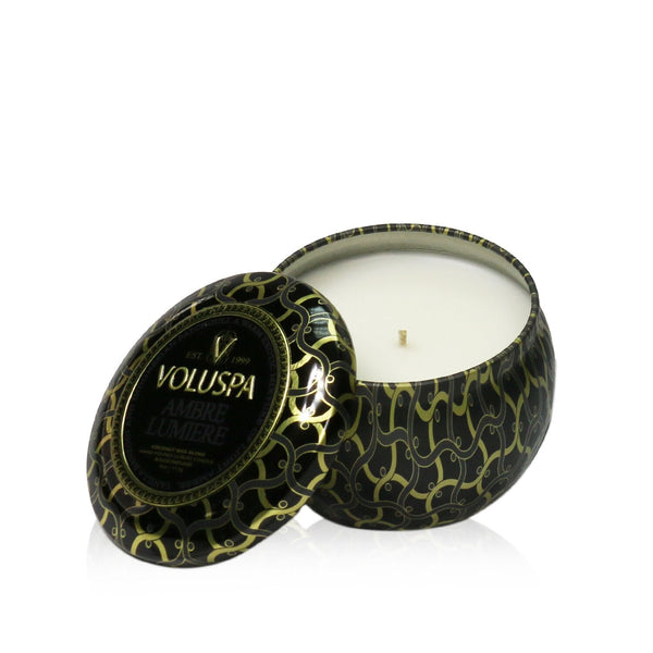 Voluspa Mini Tin Candle - Ambre Lumiere 