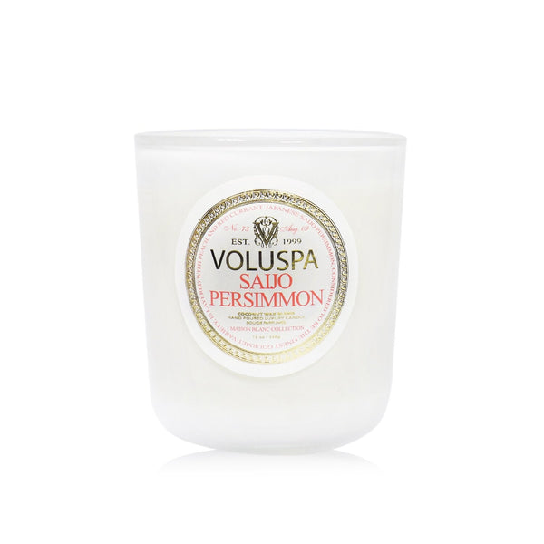 Voluspa 3 Wick Decorative Tin Candle - Saijo Persimmon 