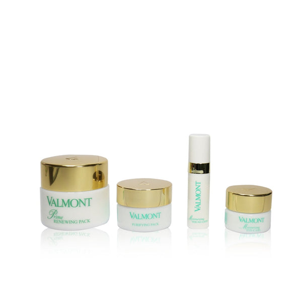 Valmont Prime Renewing Pack Loves You Set : Purifying Pack Face Mask 15ml+Moisturizing Eye-C-Gel 5ml+Moisturizing Serumulsion 5ml+Prime Renewing Pack 30ml 