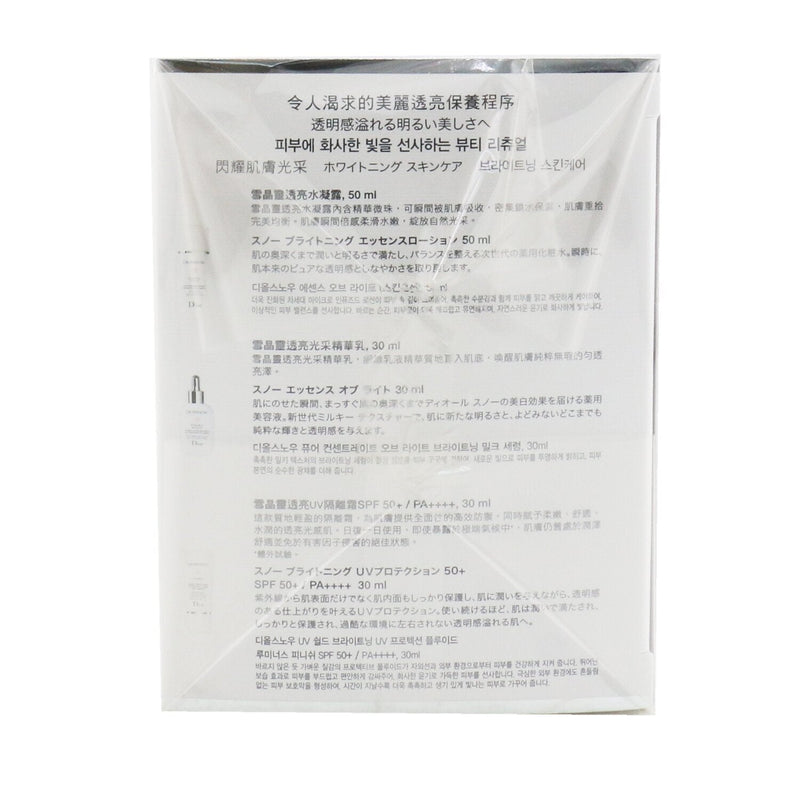 Christian Dior Diorsnow Brightening Collection: Milk Serum 30ml+ Micro-Infused Lotion 50ml+ UV Protection Fluid SPF50 30ml+ Pouch 