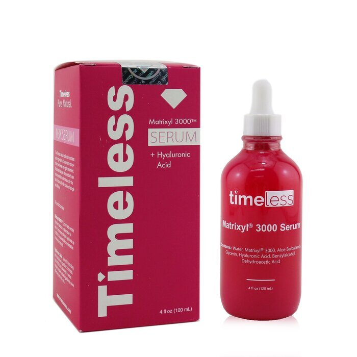 Timeless Skin Care Matrixyl 3000 Serum + Hyaluronic Acid (Refill) 120ml/4oz