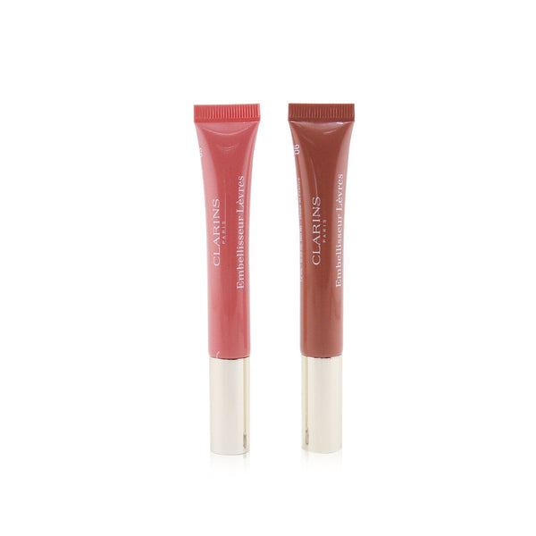 Clarins Natural Lip Perfector Duo (2x Lip Perfector) - 05 & 06 