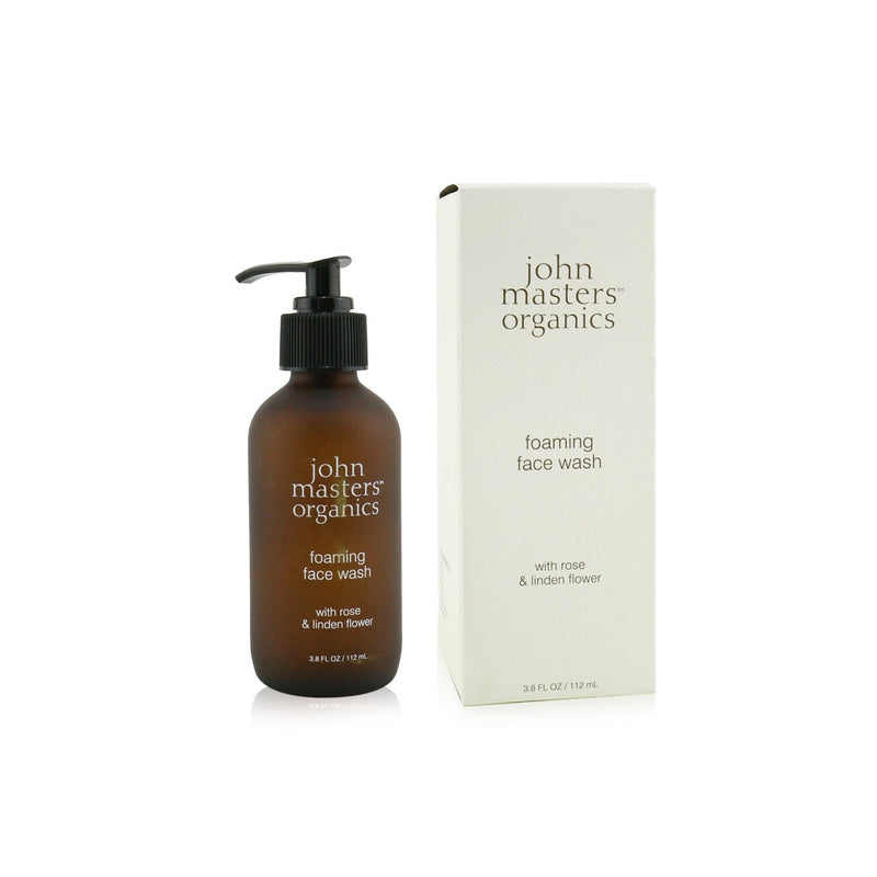 John Masters Organics Foaming Face Wash with Rose & Linden Flower 