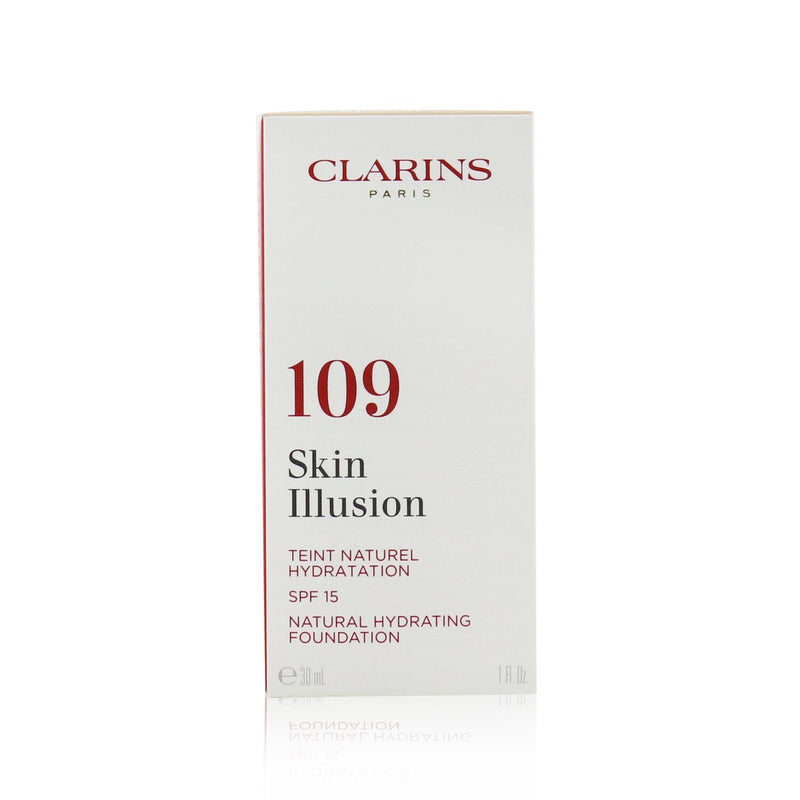 Clarins Skin Illusion Natural Hydrating Foundation SPF 15 # 109 Wheat  30ml/1oz